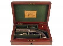 A Cased Pepperbox Revolver