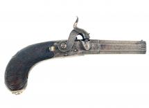 A Percussion Pistol by Clabrough of Lincoln