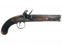 A Flintlock Pistol by Wallis of Hull