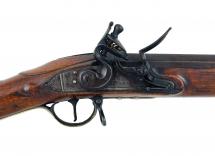 A Flintlock Officers Musket by Parr. 