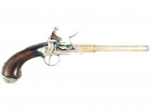 A Queen Anne Pistol by Newton of Grantham