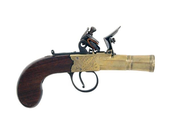 A Flintlock Blunderbuss Pocket Pistol