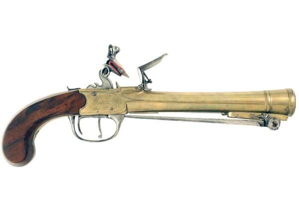 A Waters Patent Blunderbuss Pistol