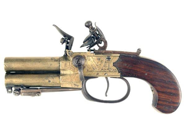 A Flintlock Tap-Action Pistol with Bayonet - Image 2