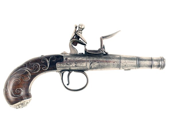 A Silver Mounted Pair of Pistols by Emms of Oxford - Image 2