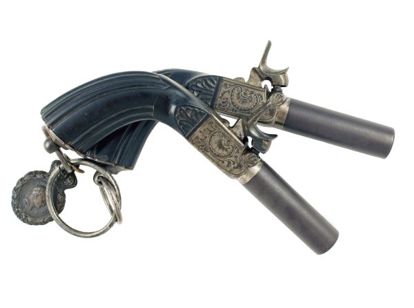 A Crisp Pair of Percussion Pocket Pistols.