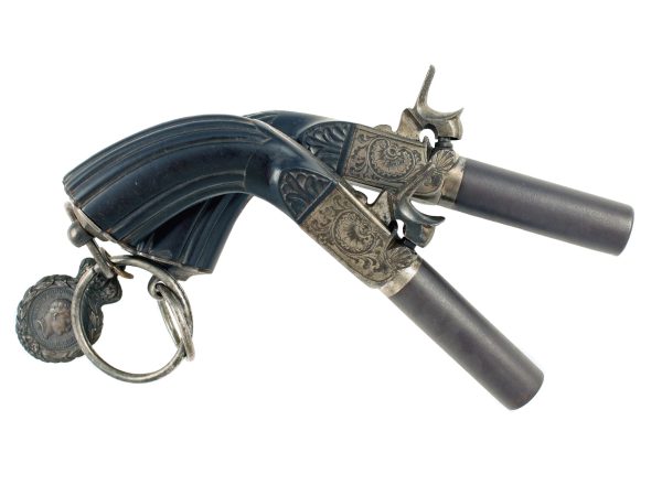 A Crisp Pair of Percussion Pocket Pistols.