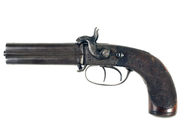 A 4 Barrelled Percussion Pistol - Image 2