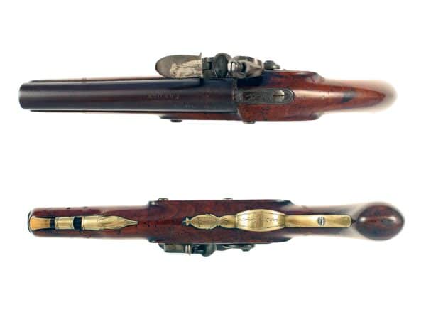 A Flintlock Officers Pistol by Hegley - Image 2