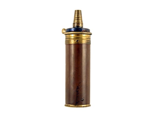 A Scarce Tubular Pistol Flask by Sykes.