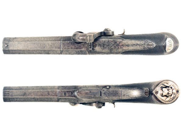 A Percussion Pistol by Clabrough of Lincoln - Image 2