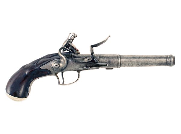 A Flintlock Queen Anne by Le Marie of London.