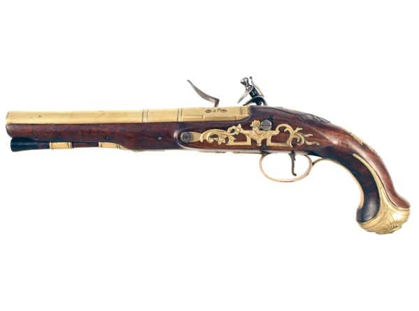 A Pair of Brass Barrelled Holster Pistols - Image 4