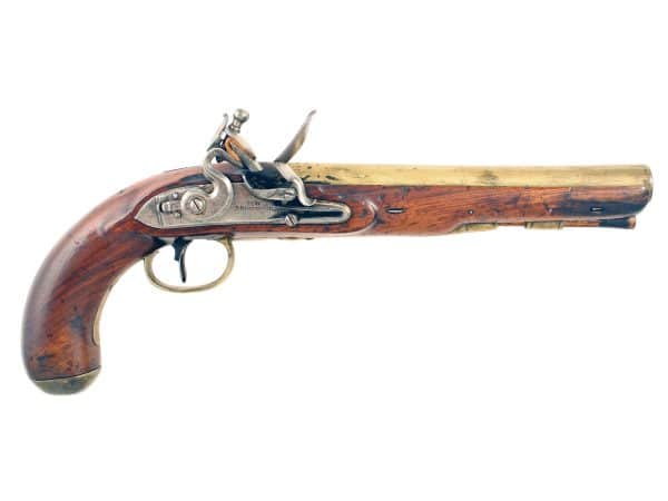 A Flintlock Coaching Pistol by H.W. Mortimer