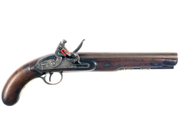 A Scarce Flintlock 'Post Boys' Pistol