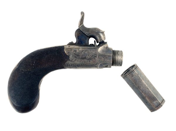A Fine Percussion Pocket Pistol by Egg - Image 2