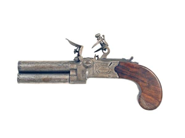 A Sleepy Pair of Tap Action Pistols by Richards - Image 3
