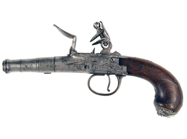 An Untouched Silver Mounted Pistol by King - Image 2