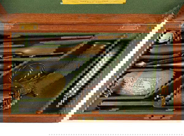 An Exceptional Cased 120 Bore Percussion Revolver - Image 2