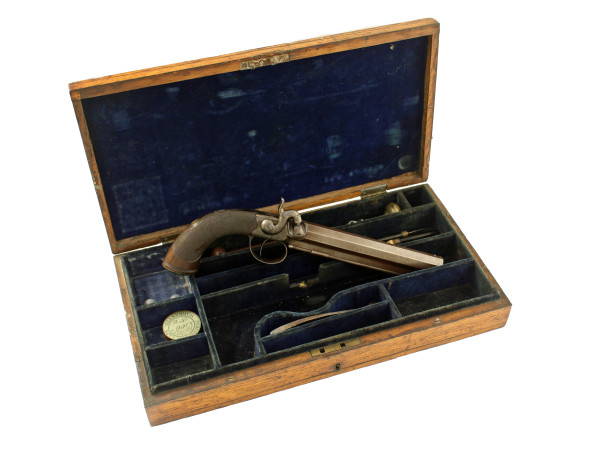 A Cased Rifled Belt Pistol by Cogswell