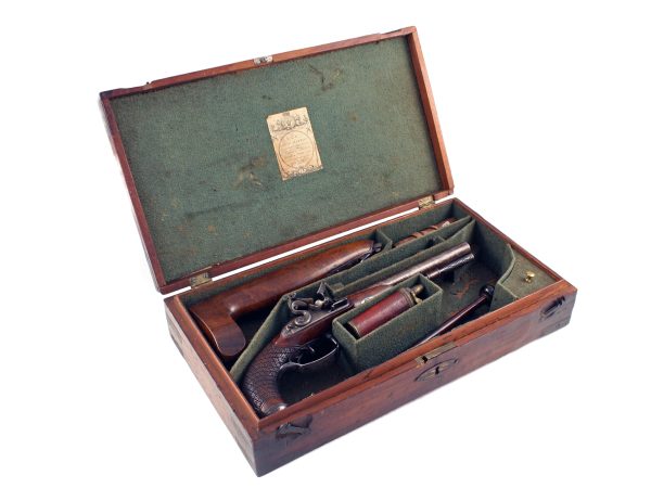An Outstanding Cased Pistol by D. Egg