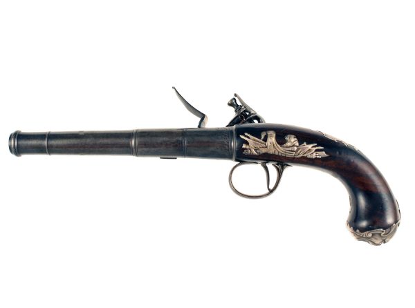 A Flintlock Queen Anne Pistol by Griffin - Image 3
