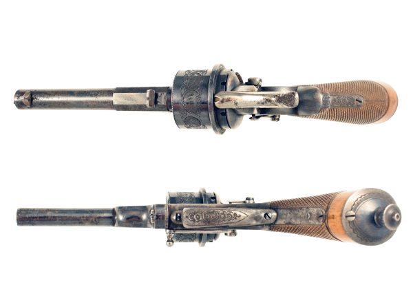 A Cased 80 Bore Pin Fire Revolver - Image 3