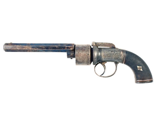 A Percussion Transitional Revolver by Brooks - Image 3