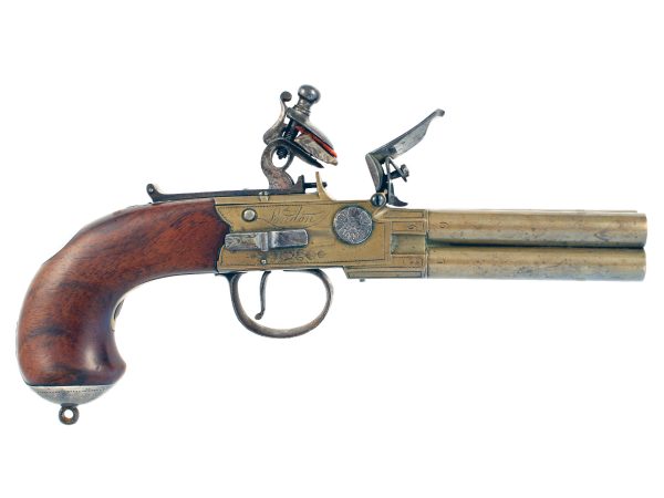 A Superb Four Barrel Pistol by Richards
