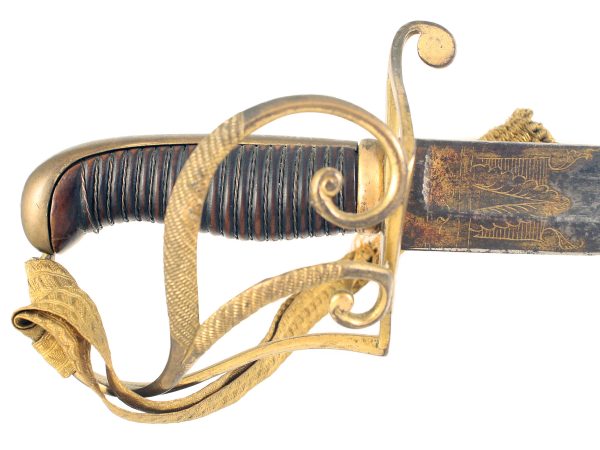 A Scarce S-Bar Hilted Sword