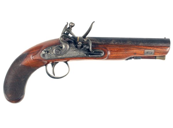 A Pair Of Flintlock Overcoat Pistols - Image 2