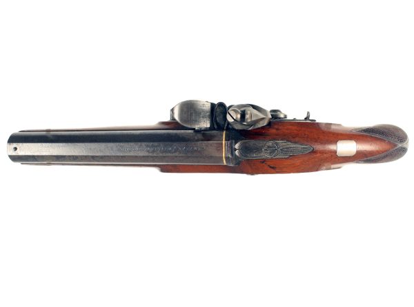 A Pair Of Flintlock Overcoat Pistols - Image 4