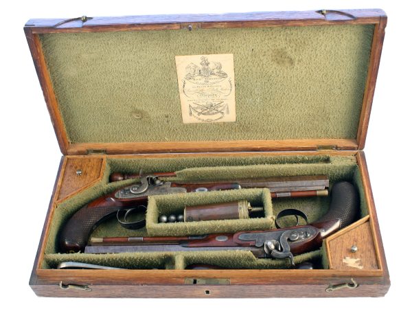 A Cased Pair of Pistol