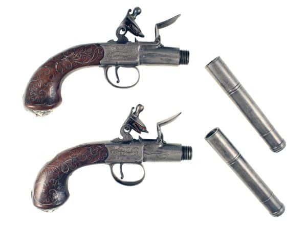 A Pair of Silver Mounted Pistols - Image 4