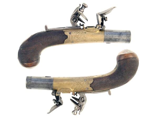 A Pair of Round Framed Pistols