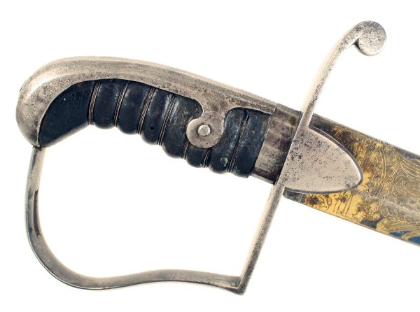 A 1796 Blue & Gilt Sword