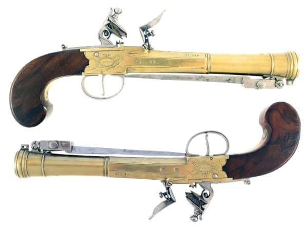 A Superb Pair Of Blunderbuss Pistols