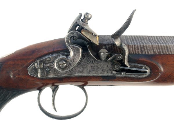 A Flintlock Officers Pistol - Image 3
