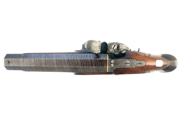 A Flintlock Officers Pistol - Image 4