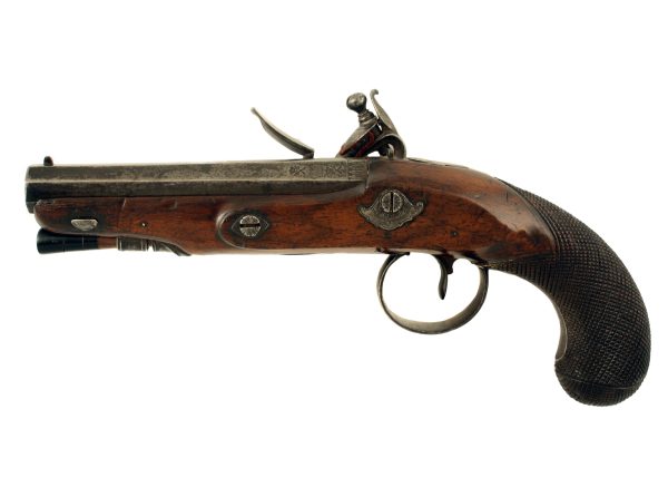 A Flintlock Overcoat Pistol - Image 2