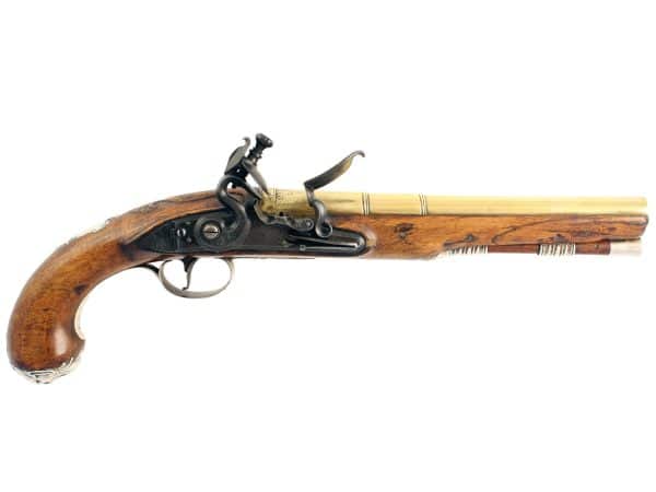 A Fine Silver Mounted Pistol