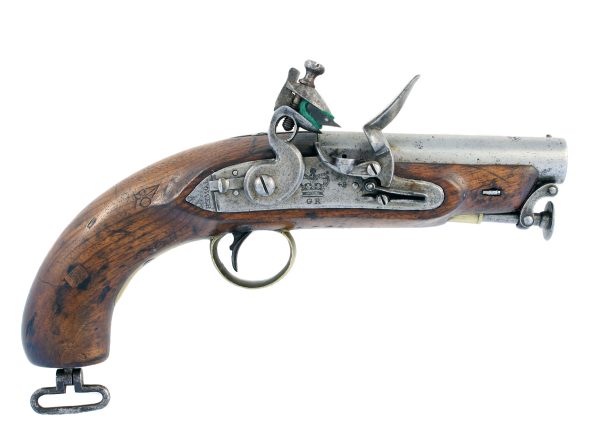 A Flintlock Coast Guards Pistol