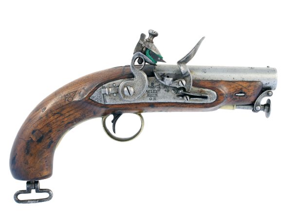 A Flintlock Coast Guards Pistol