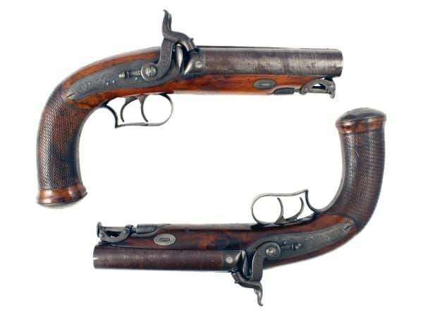 A Pair of D.Egg Howdah Pistols