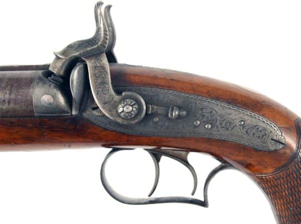 A Pair of D.Egg Howdah Pistols - Image 4