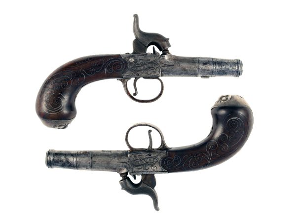 A Cased Pair of Percussion Pistols - Image 2