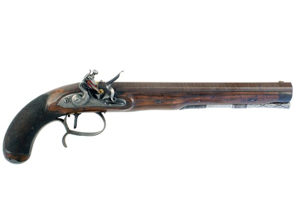 A Flintlock Duelling Pistol
