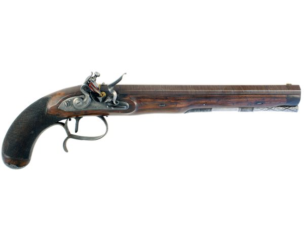 A Flintlock Duelling Pistol