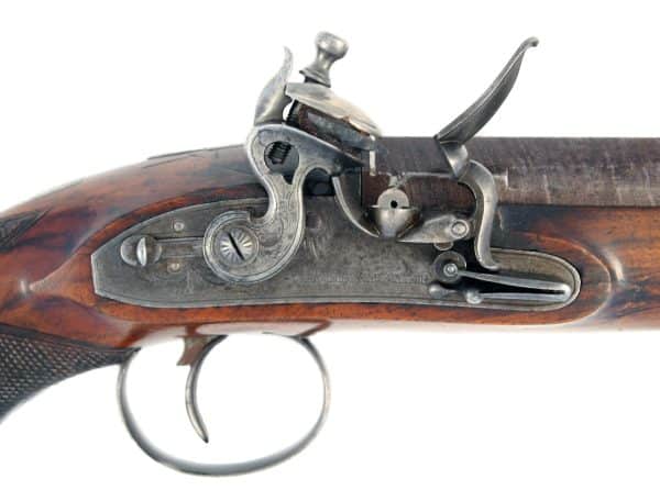 A Flintlock Officers Pistol - Image 3