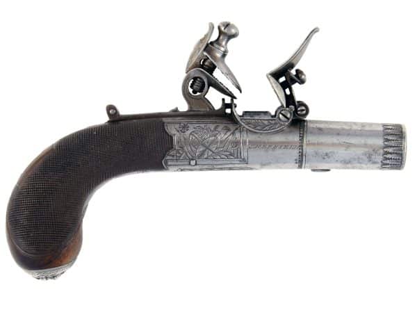 A Cased Pair of Pocket Pistols - Image 4